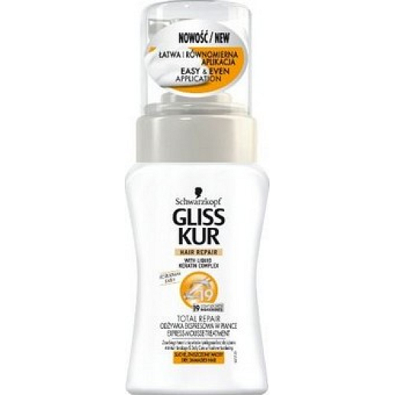 Gliss Kur Total Repair 19 regenerační pěna na vlasy 125 ml