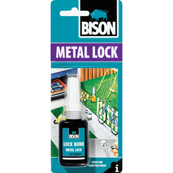 Bison Metal Lock klej do zabezpieczania śrub 10 ml blistr