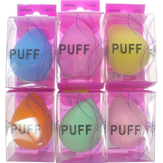 Puff Powder Houbička na make-up kapka 1 kus 875