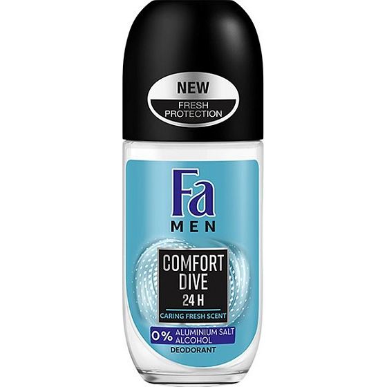 Fa Men Comfort Dive kuličkový deodorant roll-on pro muže 50 ml