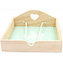 Nekupto Home Decor Dřevěná krabička na ubrousky pírka 18,5 x 18,5 x 7,5 cm