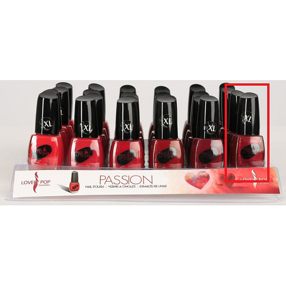 Lovely Pop Cosmetics Passion dlouhodržící lak na nehty č. 63 15 ml