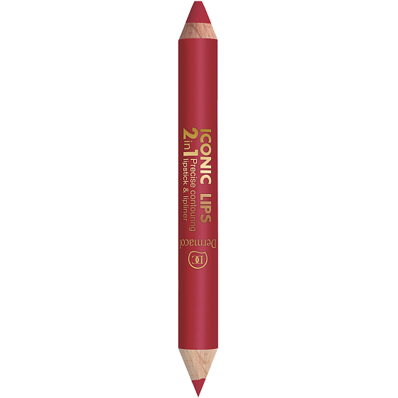 Dermacol Iconic Lips 2v1 rtěnka a konturovací tužka č.05 10 g