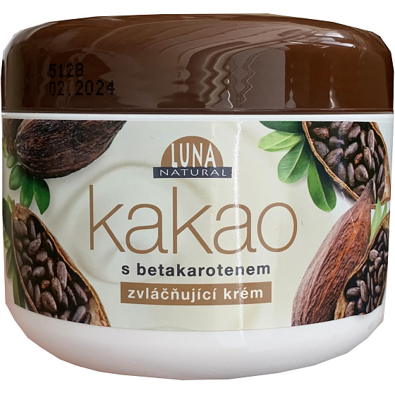 Luna Natural Krem kakaowy z betakarotenem nawilżający 300 ml