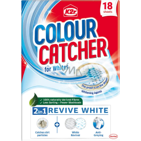 K2R chusteczki do prania White, 18 ks