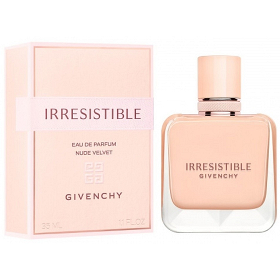 Parfémovaná voda Givenchy Irresistible Nude Velvet pro ženy, 35 ml. Elegantní a jemná vůně s květinovými a teplými tóny, které vytvářejí okouzlující a ženský dojem.