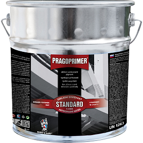 Pragoprimer Standard S2000 podstawowy kolor na metal, 0840 czerwonobrązowy, 9 l