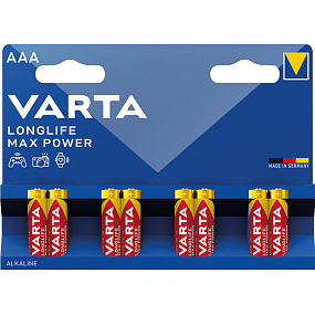 Varta Longlife Max Power AAA mikrotužkové baterie 8 ks