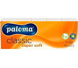 Paloma 3-warstwowe chusteczki papierowe Classic Super Soft, 10x 10 sztuk