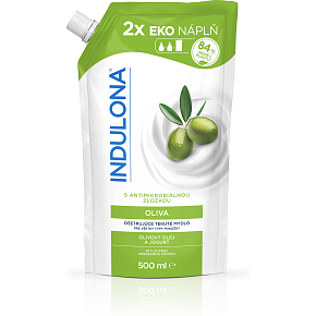 Indulona płynne mydło Oliva uzupełnienie, 500 ml