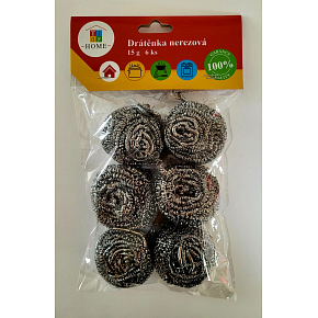 Tidy Home druciana zmywacz nierdzewny 15 g, 6 sztuk