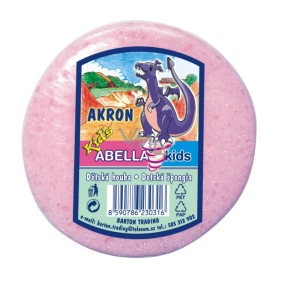 Abella Akron Kids gąbka kąpielowa 10 x 9,5 x 4,5 cm różne kolory 1 sztuka