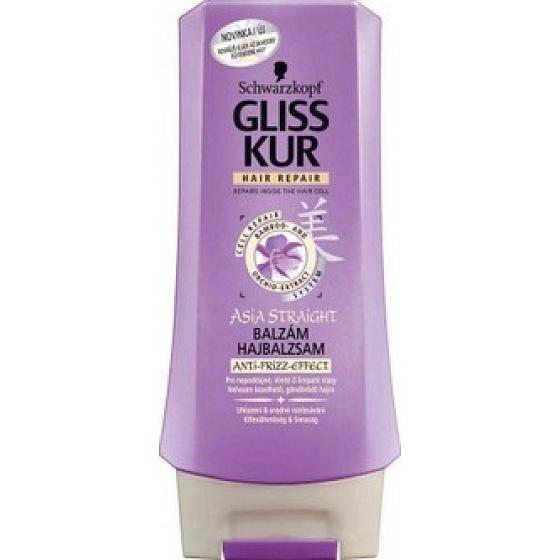 Gliss Kur Asia Straight pro rovný vlas balzám na vlasy 200 ml