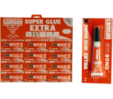 Samson Super Glue płynne klej sekundowy czerwony 12 x 3 g