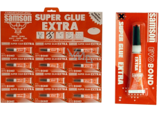 Samson Super Glue płynne klej sekundowy czerwony 12 x 3 g
