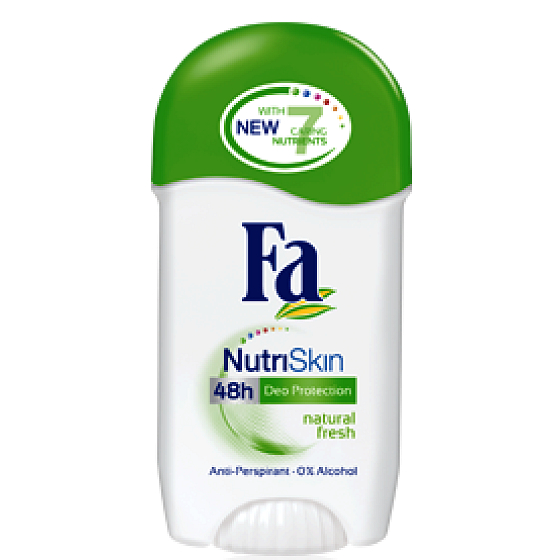 Fa NutriSkin Natural Fresh Senses antiperspirant deodorant stick pro ženy 50 ml
