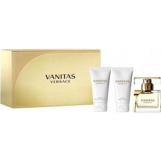 Versace Vanitas parfémovaná voda pro ženy 50 ml + sprchový gel 50 ml + tělové mléko 50 ml, dárková sada