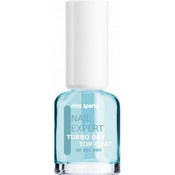 Miss Sporty Nail Expert Turbo Dry Top Coat lak na nehty vysoušeč 8 ml