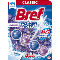 Bref WC Power Aktiv Lawenda, WC blok w kulkach, lawenda, 50 g