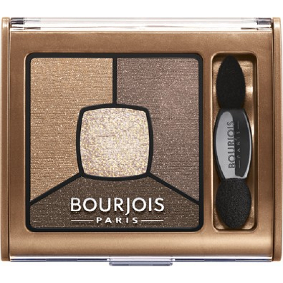 Bourjois Smoky Stories Quad Eyeshadow Palette oční stíny 06 Upside Brown 3,2 g