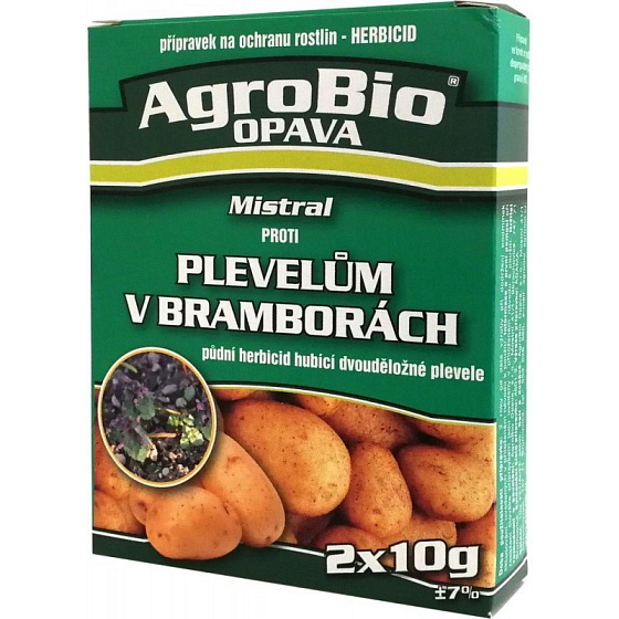 AgroBio Mistral proti plevelům v bramborách 2 x 10 g 211041598 10/2023