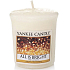 Yankee Candle All is Bright - Všechno jen září vonná svíčka votivní 49 g