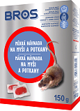 Bros miękka przynęta przeciwko myszom, szczurzym i norom, 150 g
