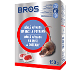 Bros miękka przynęta przeciwko myszom, szczurzym i norom, 150 g