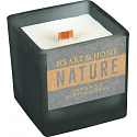 Heart & Home Nature Wanilia i jasne drewno świeca zapachowa duża szkło, czas palenia do 20 godzin 90 g