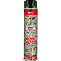 Motip Rallye uniwersalny lak akrylowy, czarny połysk, 600 ml