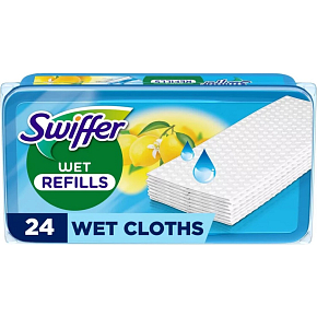 Swiffer Sweeper Citrus wymienne wilgotne chusteczki do podłogi, 24 szt. Swiffer Sweeper Citrus wymienne wilgotne chusteczki do podłogi, 24 szt.