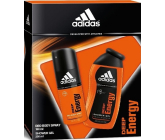 Adidas Deep Energy deodorant sprej 150 ml + sprchový gel 250 ml, kosmetická sada