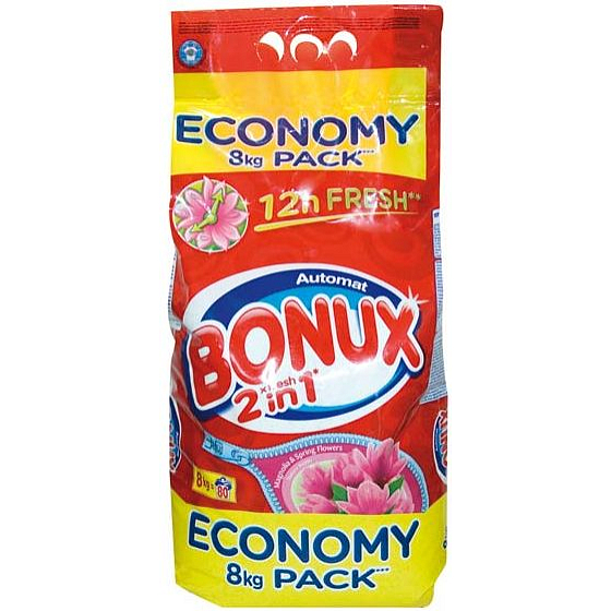 Bonux Magnolia & Spring Flowers 2v1 prací prášek 80 dávek 8 kg