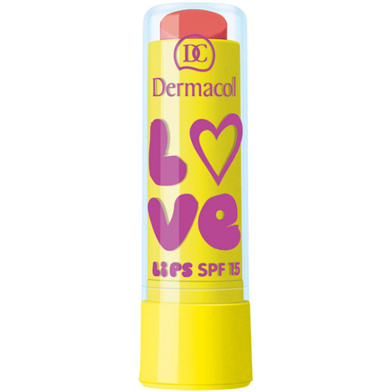 Dermacol Love Lips SPF15 balzám na rty 08 Peach 3,5 ml