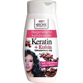 Bione Cosmetics Keratin & Kofein regenerujący odżywka do wszystkich typów włosów 250 ml