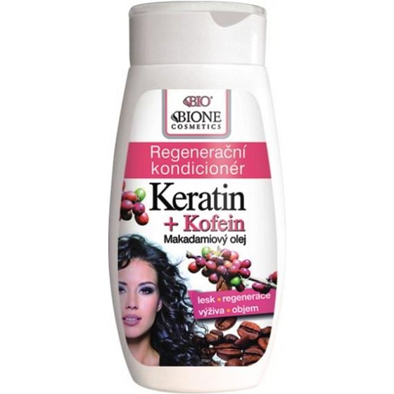 Bione Cosmetics Keratin & Kofein regenerujący odżywka do wszystkich typów włosów 250 ml
