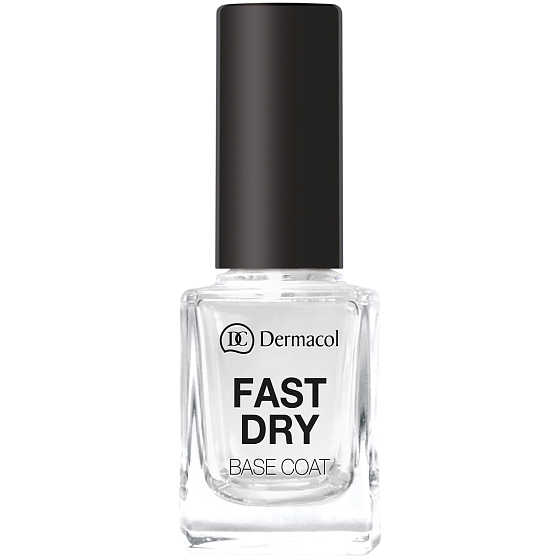 Dermacol Fast Dry Base Coat podkład do natychmiastowego wygładzania powierzchni paznokcia 11 ml