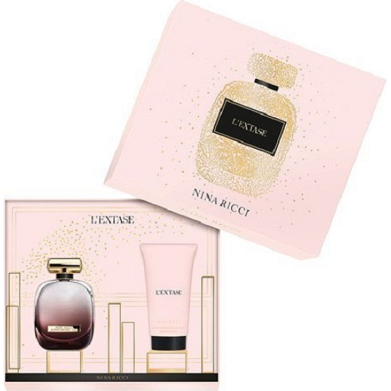 Nina Ricci L Extase parfémovaná voda pro ženy 50 ml + tělové mléko 75 ml, dárková sada 2016
