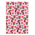 Ditipo Dárkový balicí papír 70 x 200 cm Vánoční Disney Minnie růžový