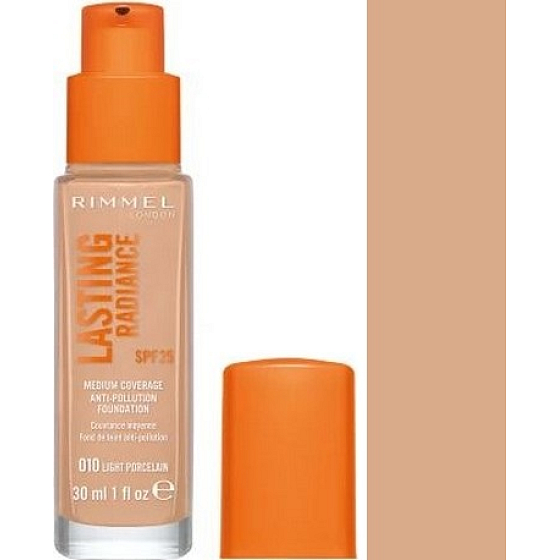 Rimmel London Lasting Radiance make-up 010 Light Porcelain 30 ml