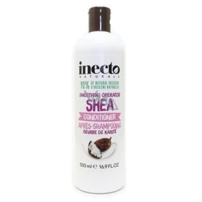 Inecto Shea Bambucké máslo kondicioner pro lesk, hydratace a výživa a regenerace na poškozené a suché vlasy 500 ml