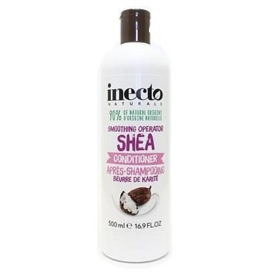 Inecto Shea Bambucké máslo kondicioner pro lesk, hydratace a výživa a regenerace na poškozené a suché vlasy 500 ml