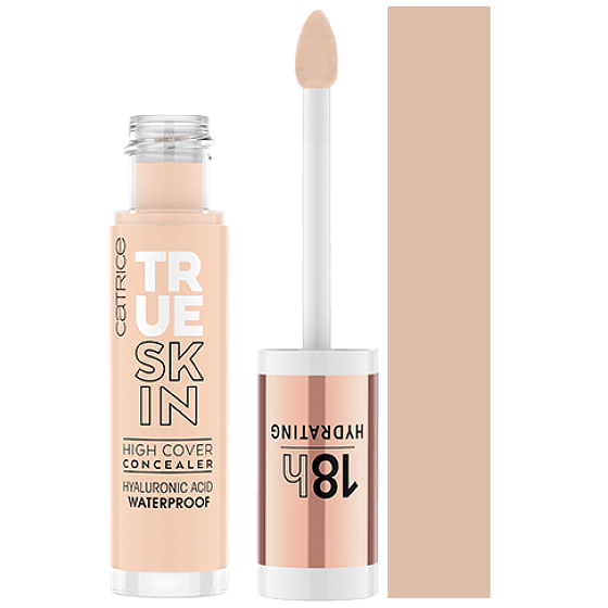 Catrice True Skin High Cover długotrwały wodoodporny płynny korektor 005 Warm Macadamia 4,5 ml