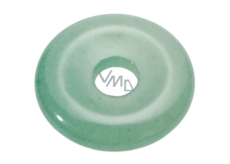 Awenturyn zielony Donut naturalny kamień 30 mm, kamień szczęścia