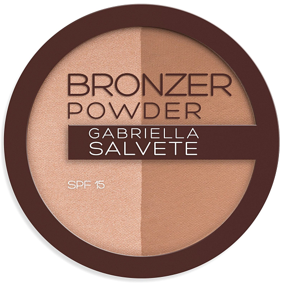 Gabriella Salvete Bronzer Power Duo SPF15 bronzující a rozjasňující pudr 9 g