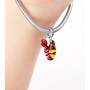 Charm Srebrny 925 Homar, zawieszka na bransoletkę zwierzę