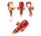 Charm Srebrny 925 Marvel The Avengers, Iron Man, koralik na bransoletkę