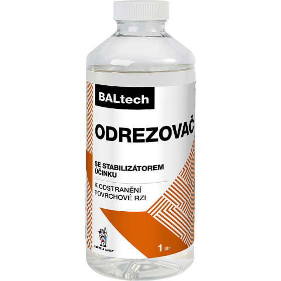 Baltech odrezovač bezoplachový 1 l – tekutý přípravek pro odstranění rzi z kovových povrchů bez nutnosti oplachování