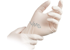 Vulkan Dona Sensitive latexové jednorázové rukavice velikost M, 100 ks