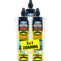 Ceys chemiczna kotwa winylesterowa, 300 ml, 2 + 1